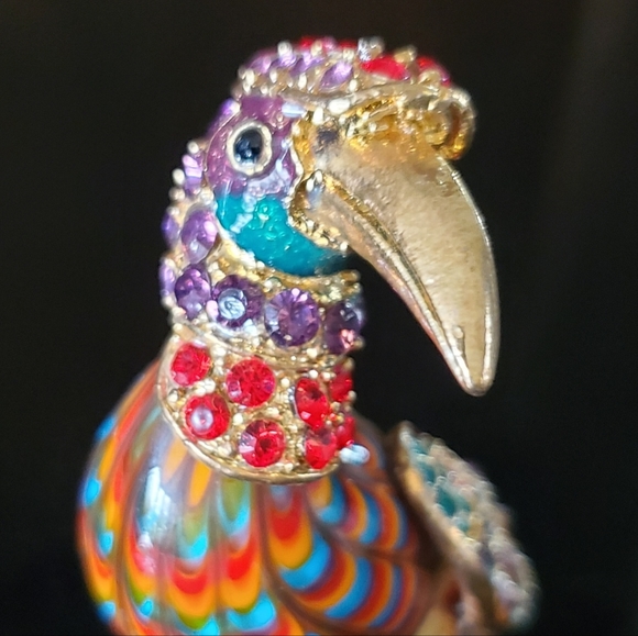 Fitz & Floyd Cleopatra Bird Guild Collection Figurine Swarovski Crystals - Picture 2 of 16